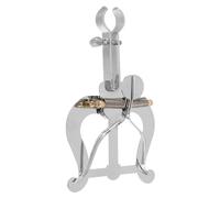 HEATSHAKING Portable French Horn Music Clip Lightweight Weatherproof Marching Band Lyre Holder with Secure Clamp Anti-slip Wind-resistant Music Stand Accessory for Outdoor Performances