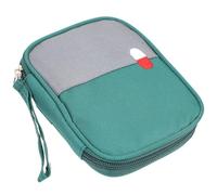 HEATSHAKING Portable Small Emergency Kit Bag Medicine Organizer with Oxford Cloth Material and Dust Isolation Feature, Not Easy to Deform, Suitable for Business and School Use