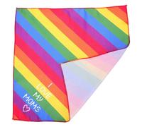 HEATSHAKING Pride Dog Bandanas Rainbow Striped Triangle Bib Small Medium Dogs Casual Outing Accessories