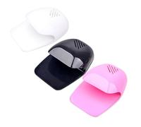 HEATSHAKING Professional Mini Nail Dryer for Salon and Home Use Automatic On/Off Function and High Power Cleaning, Pink PVC Manicure Fan Suitable for Nail Art School and Hands