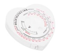 HEATSHAKING Retractable Heart-Shaped Bmi Measuring Tape Soft Dual-Sided Body Tape Measure with Auto-Rolling for Accurate Waist Hip and Monitoring Portable and Convenient