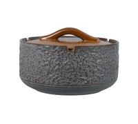 HEATSHAKING Retro Ceramic Ashtray with Lid Portable Windproof Smokers Ash Holder Artistic Atmosphere for Living Room and Home Decor