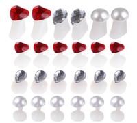 HEATSHAKING Rhinestone Toe Separators Pedicure Tool for Bunion Support and Nail Art with Pearl Accents