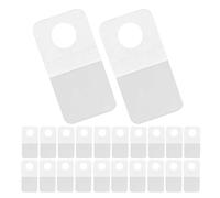 HEATSHAKING Self-Adhesive Hanging Tabs Hooks PVC Material Easy Installation Space Saving 250pcs with Airplane Hole Design for Kitchen and Bathroom