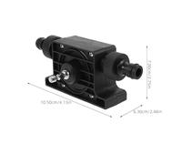 HEATSHAKING Self-Priming Mini Water Pump for Hand Drill, Portable Electric Fluid Transfer Pump with Suction Hose, Suitable for Oil and Water Transfer in Home and Garden