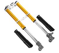 HEATSHAKING Shock-absorber Front Fork Suspension for Mini 2-stroke Off-road Motorcycle Durable Dirt Bike Front Forks with Wear Resistance for Outdoor Riding