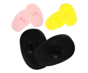 HEATSHAKING Silicone Ear Covers from Chemicals 6 Pairs for Hair Dyeing Leak-proof Ear Protectors Comfortable Fit for Personal Use at Home and Hair Salons