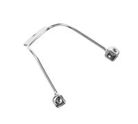 HEATSHAKING Skid Pad Bracket for Glasses Stainless Steel Shaped Frame Comfortable Secure Fit Eyeglass Accessory for Adults