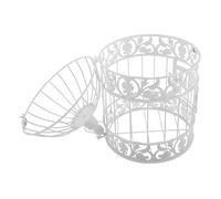 HEATSHAKING Small Decorative Bird Cage for Weddings Rustic Centerpiece Ornament Elegant European Design for Home Decor Easy to Clean Indoor Carrier Height