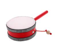 HEATSHAKING Spinning Drum Chinese Traditional Percussion Instrument for Kids Toddlers Small Size Handheld Musical Instrument for Sensory Play Early Education Music Learning Activity
