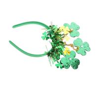 HEATSHAKING St Patrick's Day Headband for Women Unique Shamrock and Tassel Design Lightweight Irish Festival Accessory for Party Celebrations and Irish Day Events