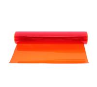 HEATSHAKING Sunset Ambience Light Diffuser Film 30X100Cm Orange Tint Film for LED Lighting Softening, Colour Correction Filter Sheet for Home and Studio Ambient Lighting