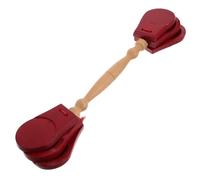 HEATSHAKING Tambourine for Boys and Girls Musical Castanets Beginner Percussion Instrument Elegant Finish for Boy Girl-friendly Use