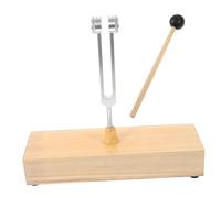 HEATSHAKING Tuning Fork with Wooden Voice Box and Mallet for Sound Healing and Meditation Practices, Made of Sturdy Aluminum Alloy, Resistant to Crack, for Balance Exercises and Improved