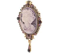HEATSHAKING Victorian Accessories Vintage Brooch for Evening Dress Featuring a Compact and Portable Alloy Lapel Pin that Does Not Hurt the Clothes, as Friend Birthday Gifts for Women and Gifts