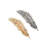 HEATSHAKING Vintage Leaf Hair Clips Time-saving Alloy Hairpins for 4pcs Comfortable to Use and Stylish Hair Accessories Daily Wearing and Party Purpose