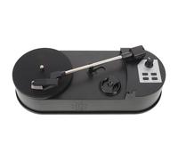 HEATSHAKING Vinyl Record Player Vintage Turntable with USB Recording, Retro Desktop Record Player with Built-In Stereo Speakers, Portable Phonograph for Home and Office Use