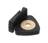 HEATSHAKING Viola Practice Mute Professional Black Mute for Orchestra Significant Noise Reduction Easy Installation Plastic Construction