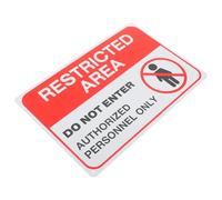 HEATSHAKING Warning Sign Do Not Enter Caution Sign Restricted Area Safety Warning Board Authorized Personnel Only for Garden and Office