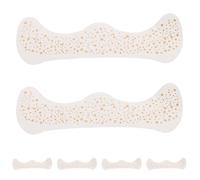 HEATSHAKING Waterproof Glitter Face Tattoo Stickers 6 Sheets Rose Gold Silver Gold Temporary Tattoos with Star Freckles for Women Party Festival Makeup Accessories