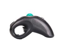 HEATSHAKING Wireless Dolphin Shape Thumb Controlled Trackball Mouse with USB Port, 2.4ghz Wireless Connection, for Comfortable, Suitable for Laptop Use