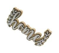 HEATSHAKING Wooden Letter Ornament Desktop Decoration with Double Layer Design Made of Synthetic Material Suitable for Desktop and Store Home Décor Accents