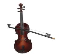 HEATSHAKING World Smallest Violin Lanyard Mini Violin Model Unique Instrument Ornament Music Decor Holiday Party Decor