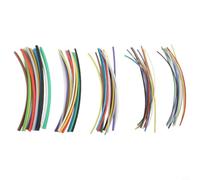 Heatshrink Sleeving Kit 55 Pieces 2:1 Shrinkable Tubing for Wire Connector Insulation - Flexible Cable Sleeve Set in 10 Colours 1.0 1.5 2.5 3.0 5.0mm Diameter 200mm Length