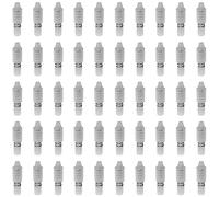 Heatsink Spring Rivet RLECS 50PCS White Plastic Cooler Mounting Clips Fastener Push Pin Mounting Screw Sockets for PC CPU VGA Card Chipset Cooling Fan Cooler Accessorie Cooling Fan Mount Pin