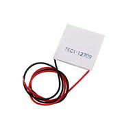 Heatsink Thermoelectric Cooler Cooling Peltier Plate Module, 12V TEC1-12709 100W Cooler Peltier Plate Semiconductor Refrigeration Tablets, 40mm X 40mm