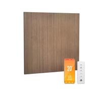 HeatSquare Smart 350W 60x60cm Infrared Panel Heater Wood Effect