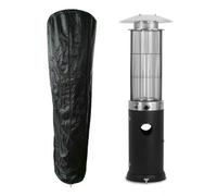 Heatsure Spiral Flame Gas Heater 13.5Kw Portable Wheels, Protective Cover