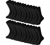 Heatwave Men’s Thermal Socks 12 Pairs Extra Warm Thick & Soft Winter Work Boot Sock Outdoor Hiking Walking Black UK Size 6-11