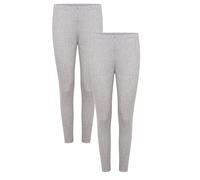 Heatwave Thermalwear 2 Pack Women’s Thermal Pants Long Johns Ladies Winter Base Layer Bottoms Warm Indoor Outdoor Underwear for Cold Weather, Marl Grey UK 18-20
