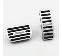 HEAU Gas And Brake Pedal Cover Set for Volvo XC40 2020 2021 2022 2023 2024, Non-Slip Car Pedal Pads, Aluminum Pedals Pads Cover, Foot Pedals Pad