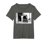 Heaven 17 Band Photo Shoot by Allan Ballard T-Shirt, Women's Plus, Asphalt Grey, 2X