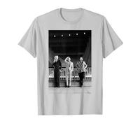 Heaven 17 Synth Pop Band Portrait by Virginia Turbett T-Shirt, Men, Silver Grey, Small