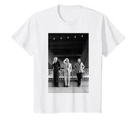Heaven 17 Synth Pop Band Portrait by Virginia Turbett T-Shirt, Youth, White, Medium