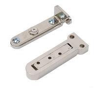 Heaven and Earth Invisible Door Hinge Shaft Set for Bedroom and Indoor Wooden Doors, Zinc Alloy with Steel Ball Bearing for Smooth Rotation, Adjustable and