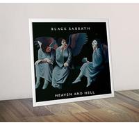 Heaven and Hell Black Sabbath Album Cover Poster : A Huge 24"x24" Poster Print Vintage Retro Reproduction Perfect For Any Room : BRING YOUR WALLS TO LIFE !
