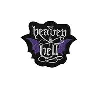 Heaven and Hell Heavy Metal Patch Badge Embroidered Iron on Applique Souvenir Accessory