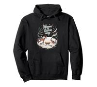 Heaven and Nature Sing :Stars and Animals Christmas Nativity Pullover Hoodie