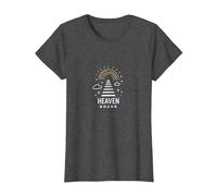 Heaven Bound: Inspiring Spiritual Journey Graphic, jesus T-Shirt, Women, Dark Heather Grey, S