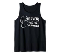 Heaven Bound Philippians 3:20 Inspirational Faith Design Tank Top