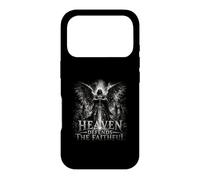 Heaven Defends The Faithful Angel Warrior Cross Case for iPhone 17 Pro