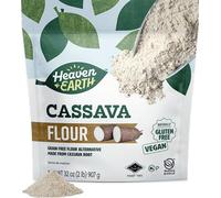 HEAVEN & EARTH Heaven & Earth Cassava Flour, 2 Lb Bag, Gluten Free and Grain Free Flour for Baking, Non-GMO, Paleo Flour, Vegan, Alternative to Wheat Flour, Kosher For Easter