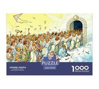 Heaven Gate Traffic Jam Wooden Jigsaw Puzzle Waterproof 1000 Piece Puzzles for Adults Challenging And Brainteasing Educational Games