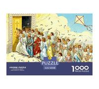 Heaven Gate Traffic Jam Wooden Jigsaw Puzzle Waterproof 1000 Piece Puzzles for Adults Fun Challenging Games