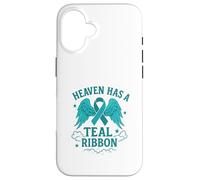 Heaven Has A Teal Ribbon Case for iPhone 16
