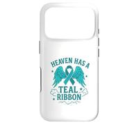 Heaven Has A Teal Ribbon Case for iPhone 17 Pro
